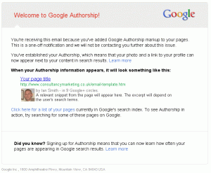 Welcome to Google Authorship